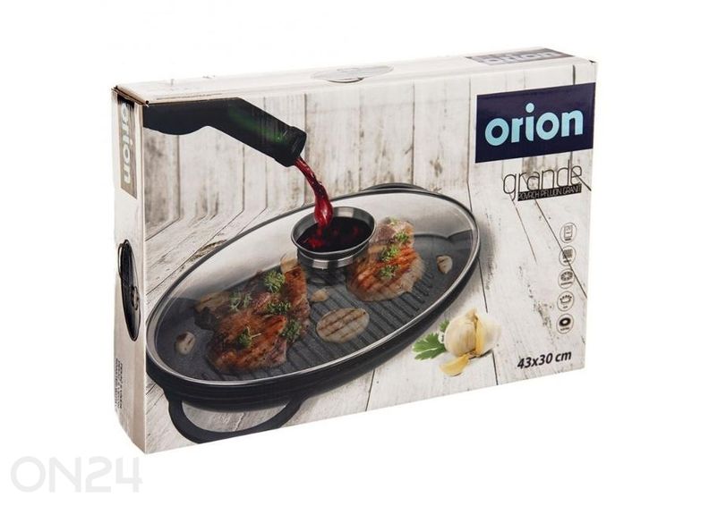 Grillpann kaanega Grande 43x28x6 cm suurendatud