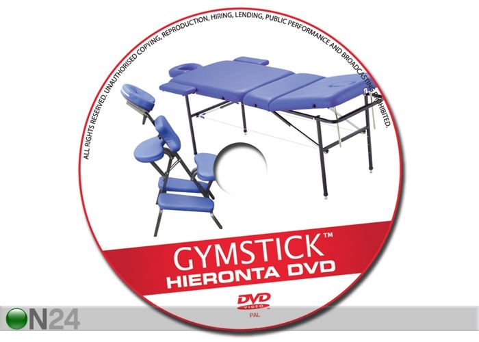 Gymstick kokkupandav masaažitool + DVD suurendatud