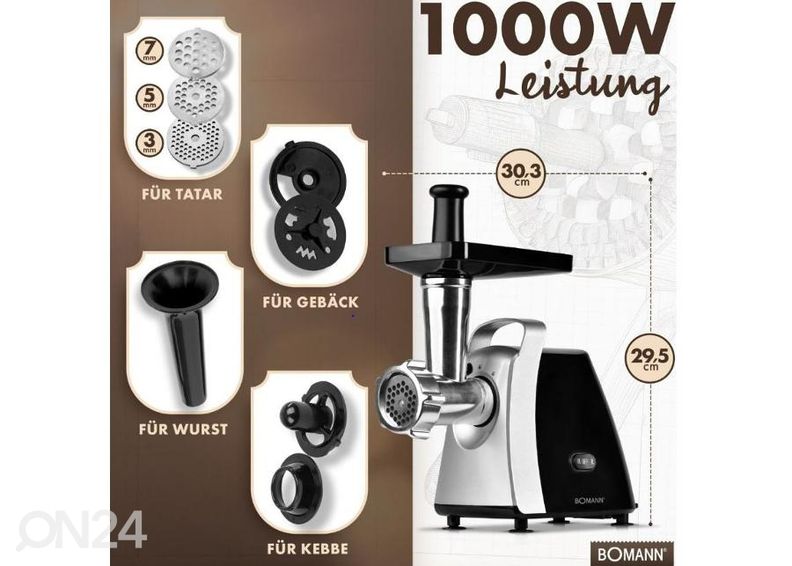 Hakklihamasin Bomann FW6067HCB suurendatud