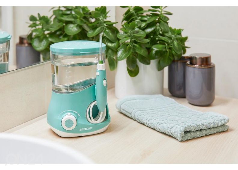 Hambavahede puhastaja Sencor SOI2202TQ, türkiis suurendatud