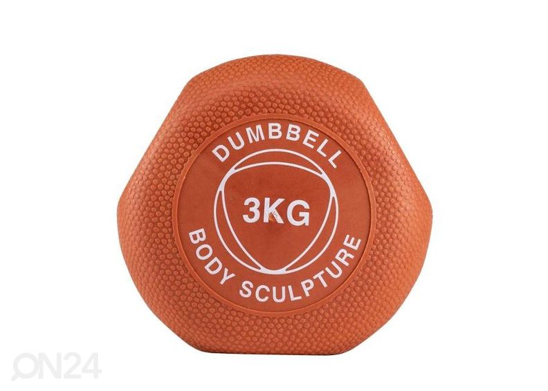 Hantel Body Sculpture neopreen 3 kg suurendatud