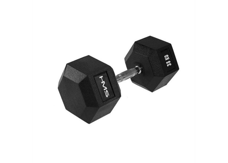 Hantel HMS Hex Pro 35 kg suurendatud