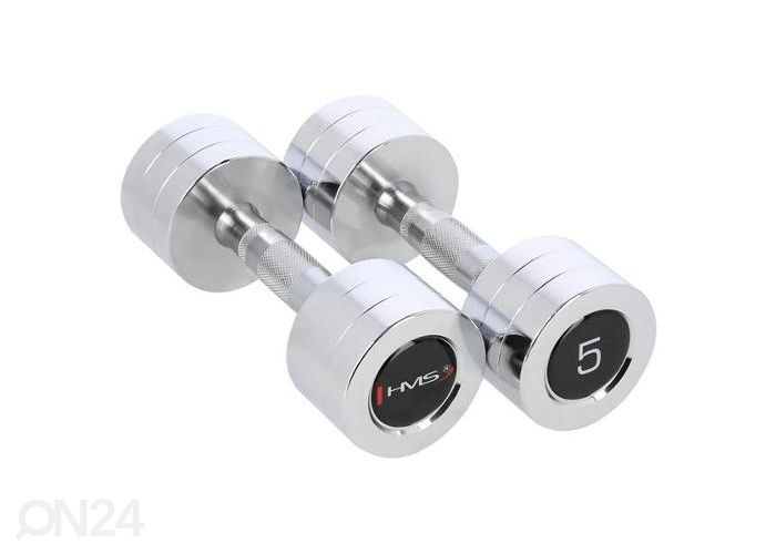 Hantel kroomist HMS CHD05 2 x 5 kg suurendatud