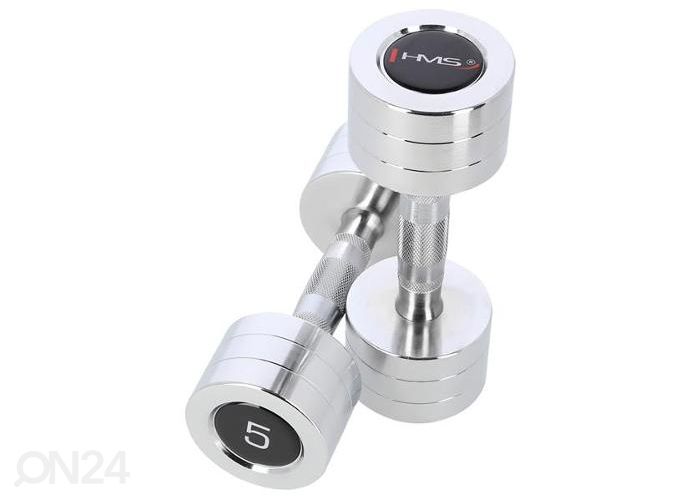Hantel kroomist HMS CHD05 2 x 5 kg suurendatud