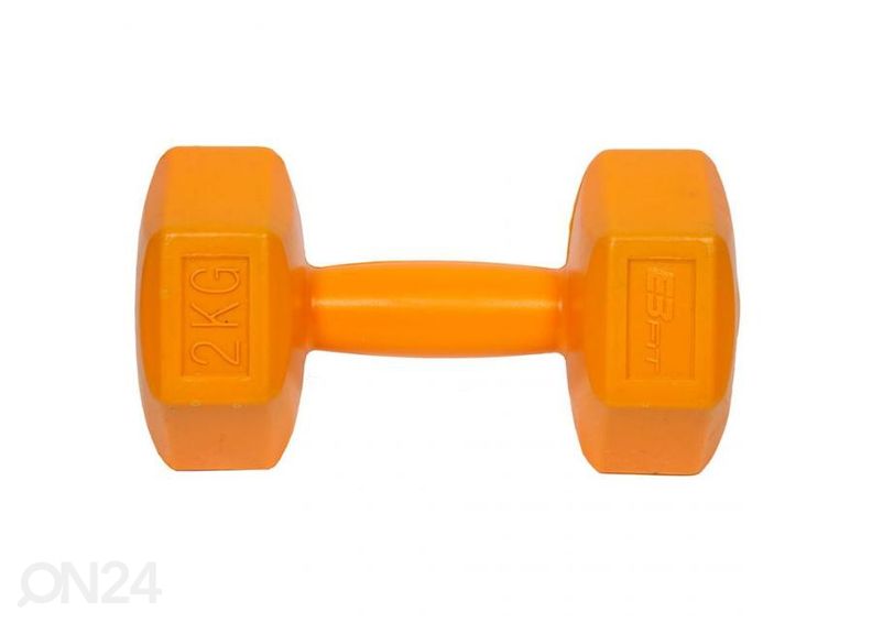 Hantlid komposiit EB FIT oranž 2x 2kg suurendatud