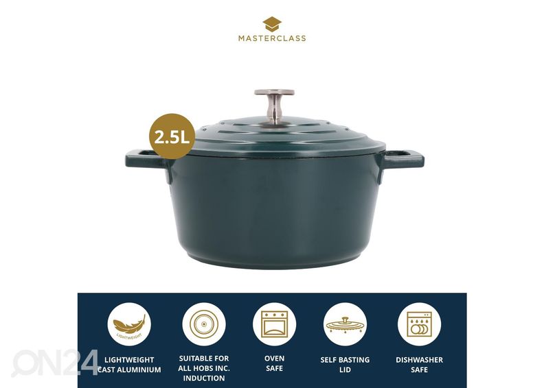 Haudepott MasterClass 2,5 L suurendatud