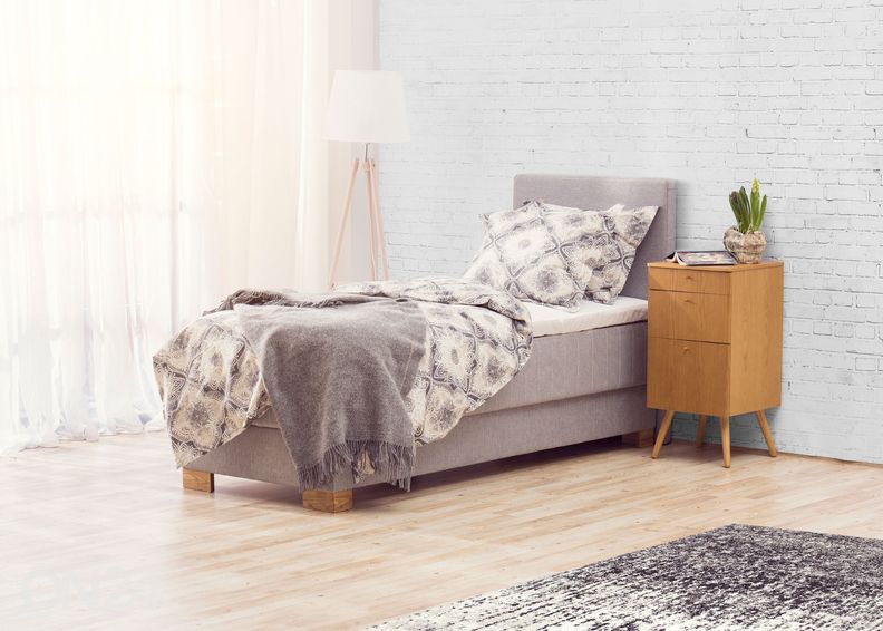 Hea une ABC pesukastiga kušett Bonnie 80x200 cm suurendatud