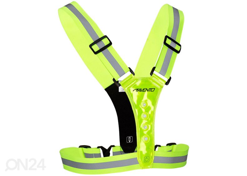 Helkurvest LED tuledega Avento suurendatud