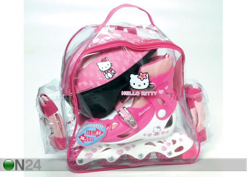 Hello Kitty rulluisukomplekt 30-33 suurendatud