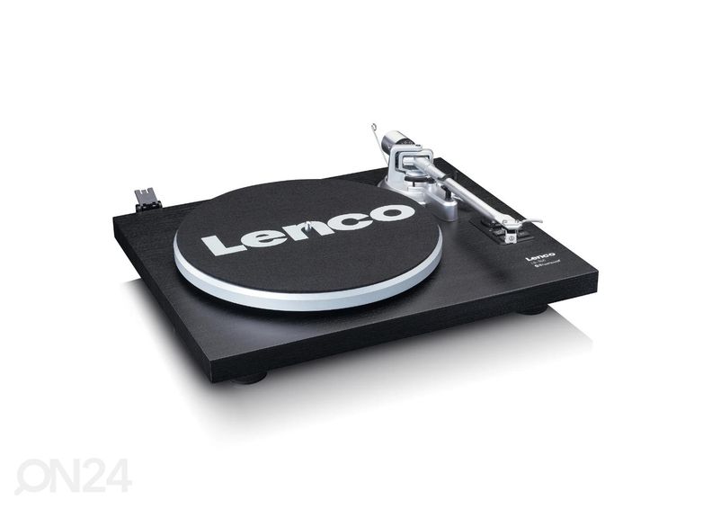 Hi-Fi vinüülplaadimängija väliste kõlaritega Lenco LS500BK must suurendatud