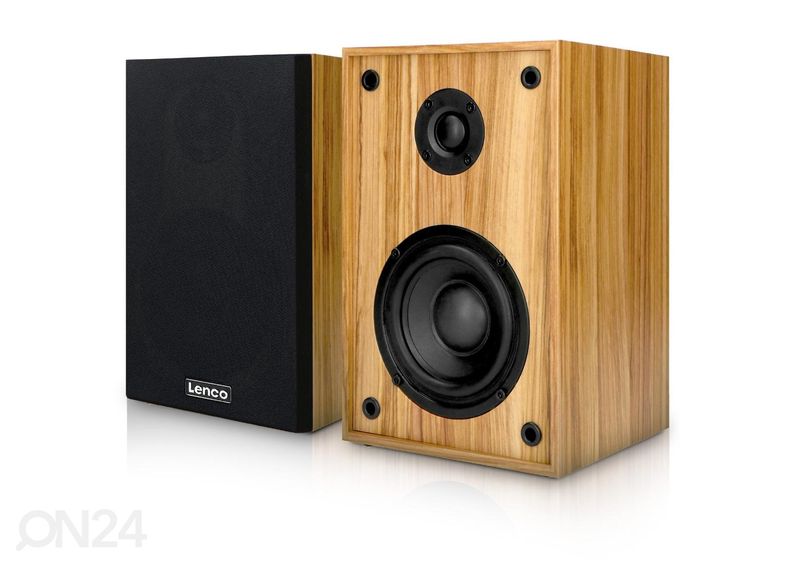 Hi-Fi vinüülplaadimängija väliste kõlaritega Lenco LS500OK puit suurendatud