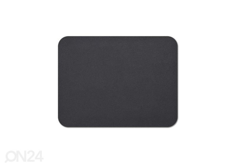 Hiirematt, kunstnahk, must suurendatud