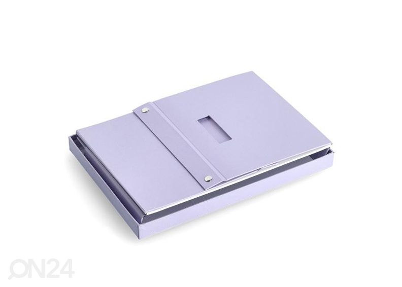 Hoiukarp ümbertöödeldud papist, helelilla suurendatud