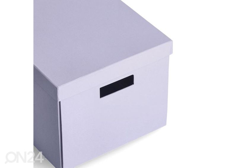 Hoiukarp ümbertöödeldud papist, helelilla suurendatud