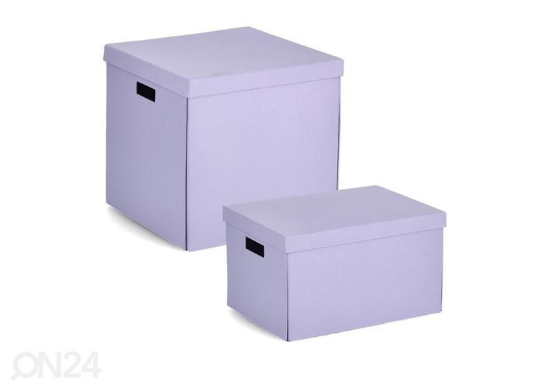 Hoiukarp ümbertöödeldud papist, helelilla suurendatud