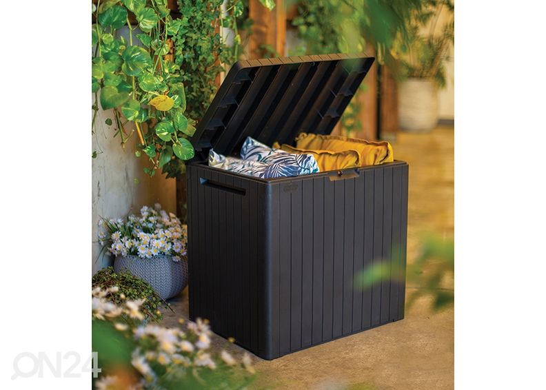 Hoiukast aeda Keter City Box, pruun suurendatud