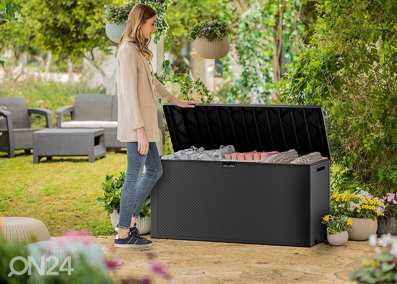 Hoiukast aeda Keter Emily, grafiit suurendatud