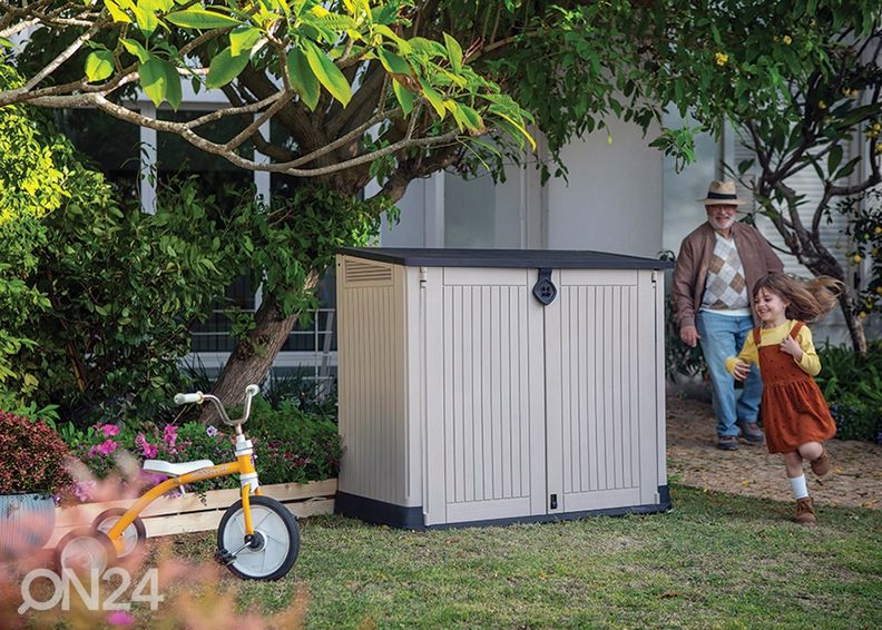 Hoiukast aeda Keter Store It Out, beež/pruun suurendatud