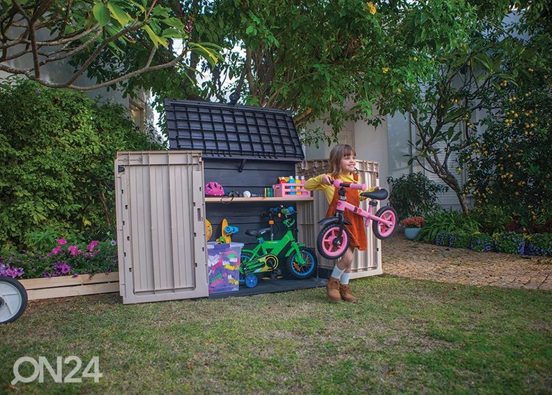 Hoiukast aeda Keter Store It Out, beež/pruun suurendatud