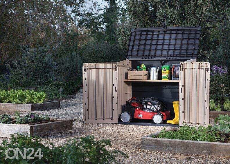 Hoiukast aeda Keter Store It Out, beež/pruun suurendatud