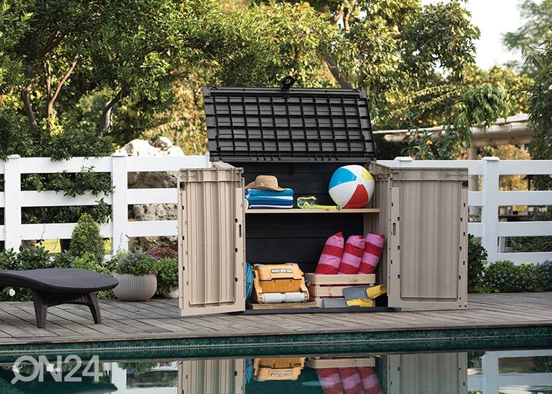 Hoiukast aeda Keter Store It Out, beež/pruun suurendatud