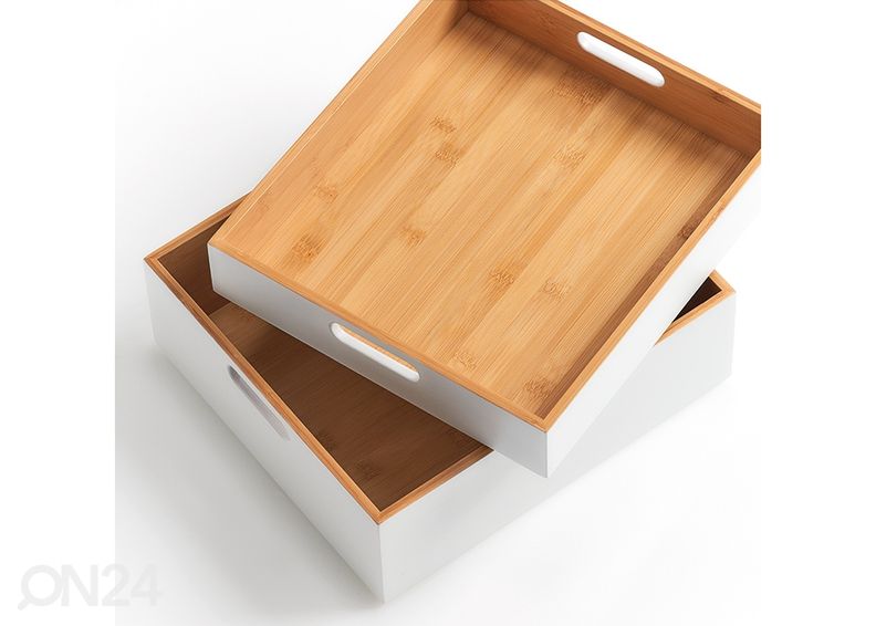 Hoiukast Bambus 30x27 cm suurendatud