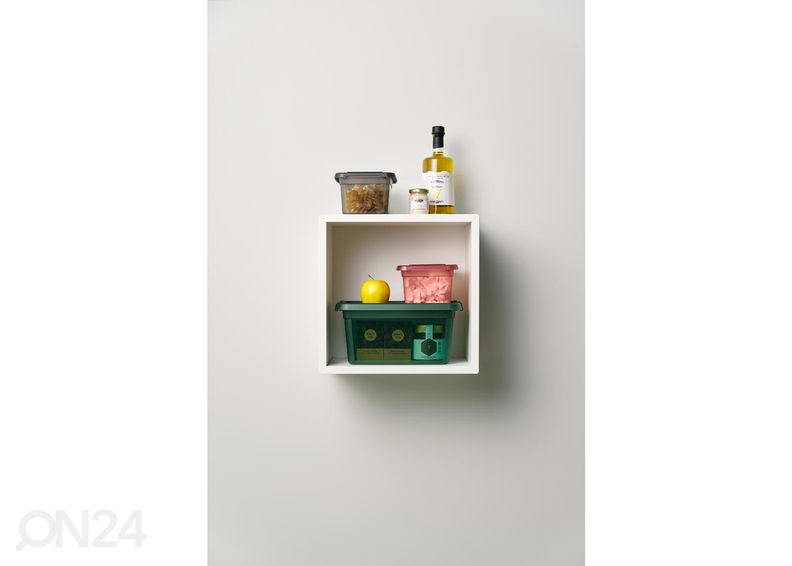 Hoiukast BaseStore 1,5 L, 14x19xh9 cm roosa suurendatud