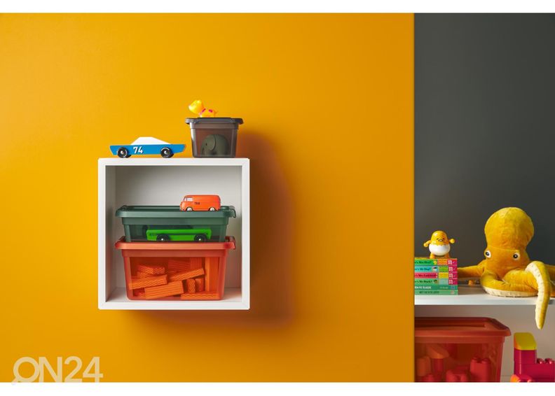 Hoiukast BaseStore 15 L, 28x38xh22,5 cm oranž suurendatud