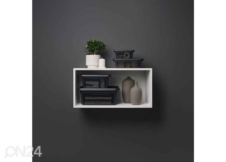 Hoiukast BaseStore 3 L, 19x28xh9 cm hall suurendatud