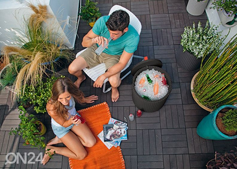 Hoiukast-iste Keter Cool Store ümar suurendatud