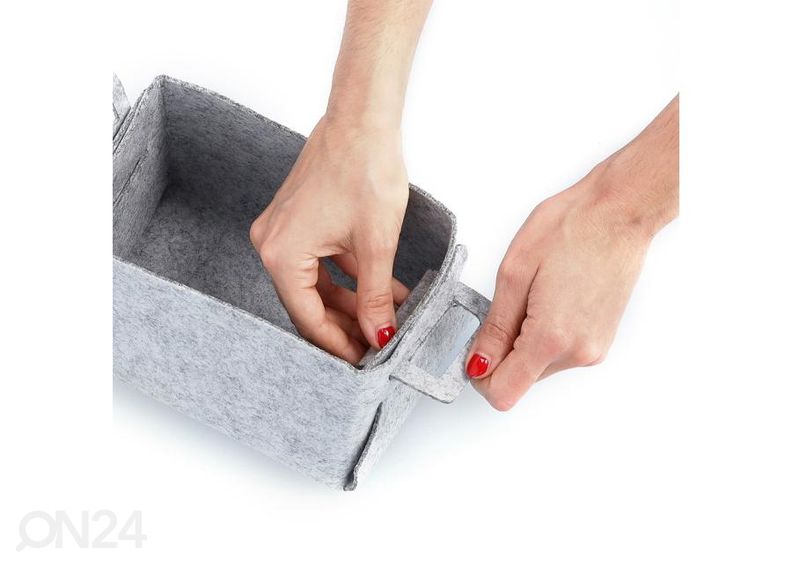 Hoiukorv vildist, hall suurendatud