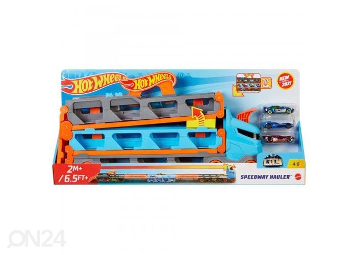 Hot Wheels Kiirtee megatreiler suurendatud