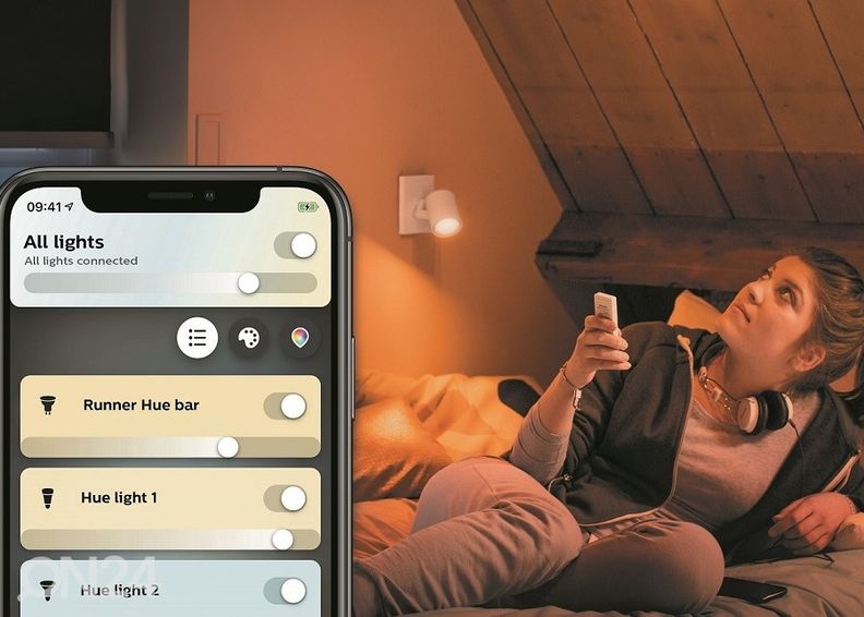 Hue Runner spot laevalgusti 3x5,5 W valge 2200-6500K suurendatud