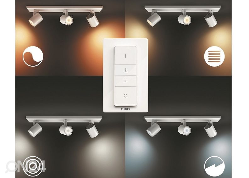 Hue Runner spot laevalgusti 3x5,5 W valge 2200-6500K suurendatud