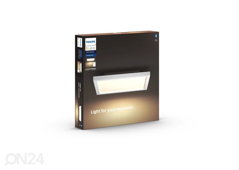 Hue White ambiance Aurelle nutikas laepaneel 28 W puldiga suurendatud