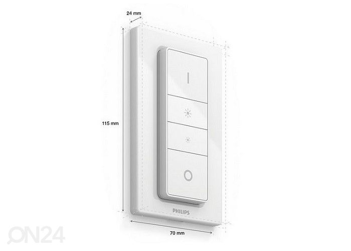 Hue White ambiance Cher nutikas rippvalgusti 1x39 W must suurendatud
