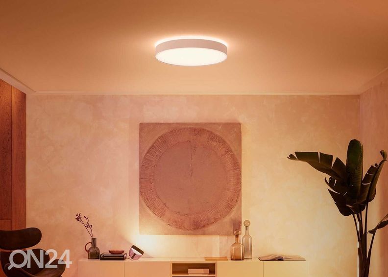 Hue White ambiance Enrave L nutikas laevalgusti valge puldiga Ø 42,5 cm suurendatud