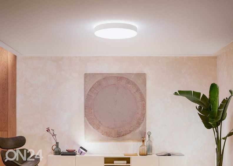 Hue White ambiance Enrave L nutikas laevalgusti valge puldiga Ø 42,5 cm suurendatud