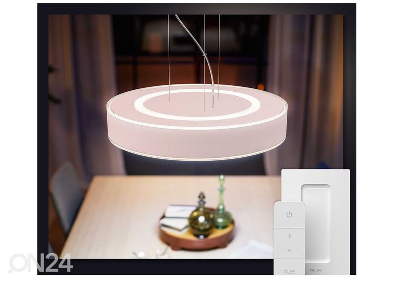 Hue White ambiance Enrave nutikas rippvalgusti valge puldiga suurendatud