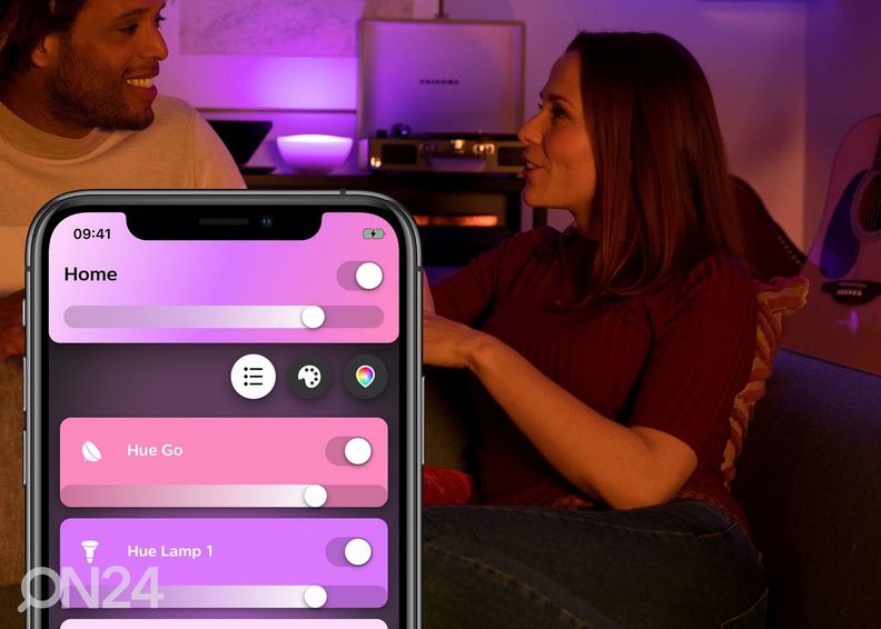 Hue White and Color ambiance Centris nutikas must lae- kohtvalgusti 3L suurendatud
