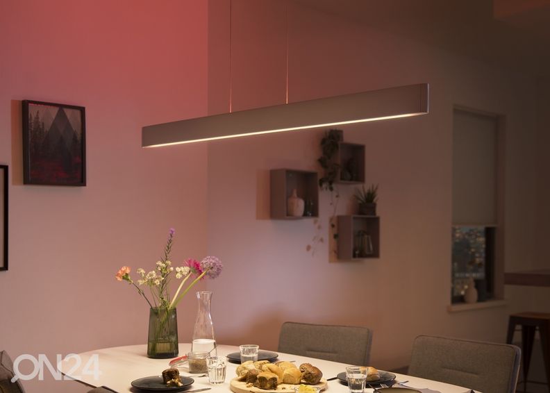 Hue White and Color ambiance Ensis nutikas valge rippvalgusti 2x39 W suurendatud