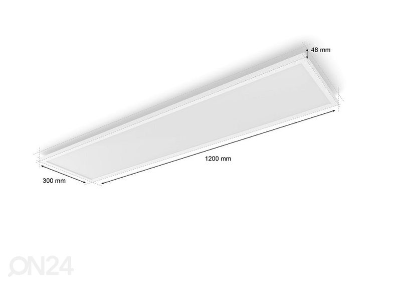 Hue White and Color ambiance Surimu nutikas paneel ristkülik suurendatud