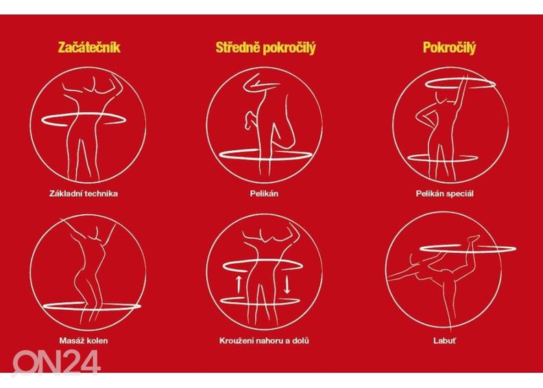 Hularõngas 105 cm inSPORTline suurendatud