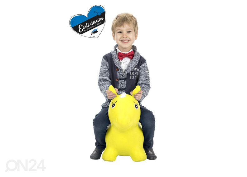 Hüppeloom Jumpy Hobune Gerardo's Toys kollane suurendatud