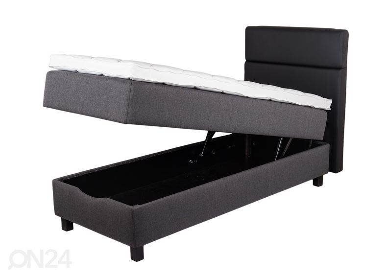 Hypnos pesukastiga voodi Athena 80x200 cm + pneumo mehhanism suurendatud