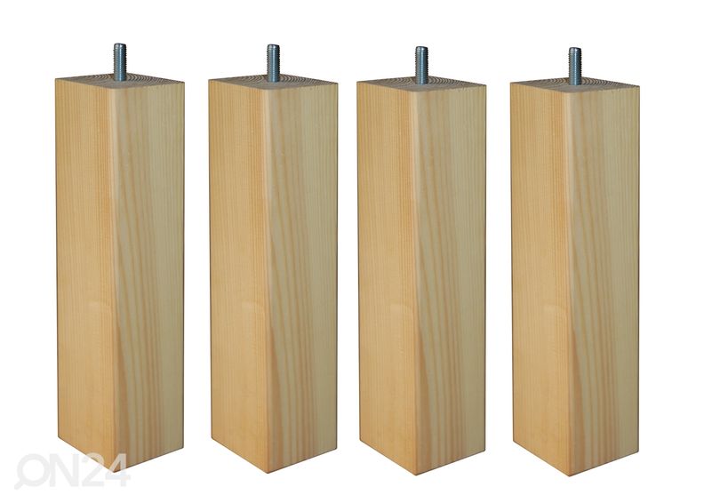 Hypnos voodijalgade komplekt, mänd, kandilised 20 cm suurendatud