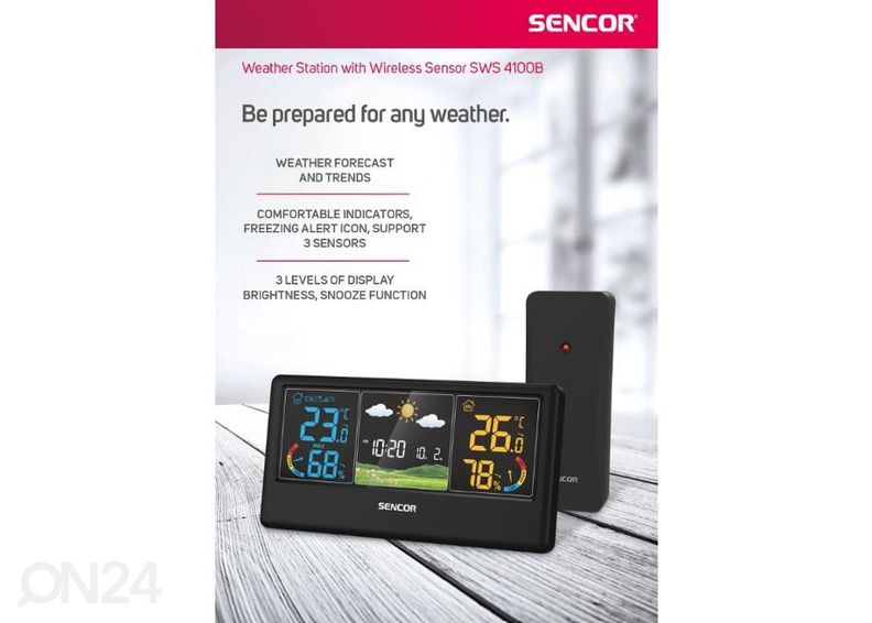 Ilmajaam Sencor SWS4100B, must suurendatud