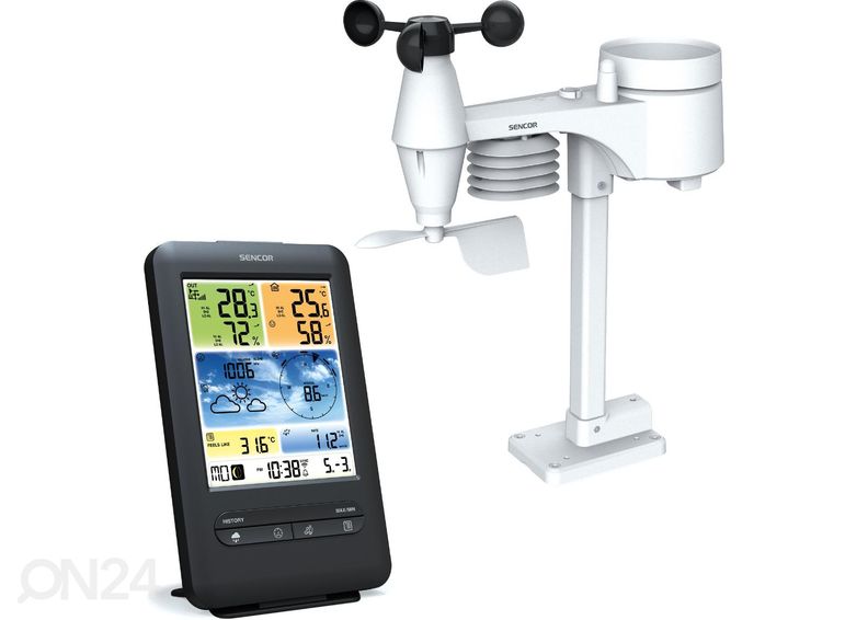 Ilmajaam WiFi-ga Sencor SWS9898 suurendatud