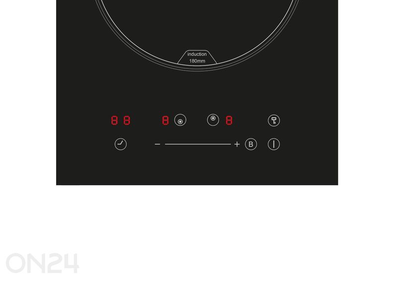 Induktsioon pliidiplaat Cata ISB 3102 BK, integreeritav suurendatud