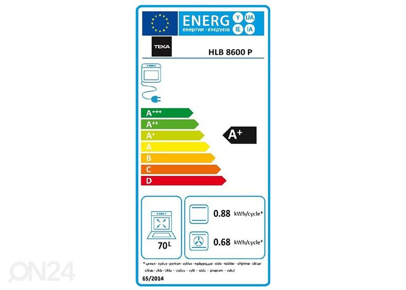Integreeritav ahi Teka Urban Colors suurendatud